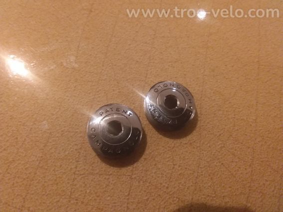 Bouchons caches-poussière pédalier Campagnolo vintage vends - 2