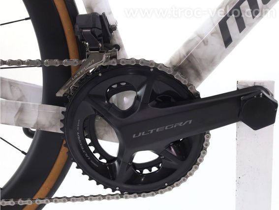 Produit Reconditionne Megamo Raise 05 Di2 12v Blanc Velo De Route Tres Bon Etat - 4