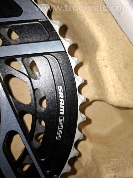 Pédalier Sram Rival 175mm DUB Wide plateaux Red 48/35 - 2