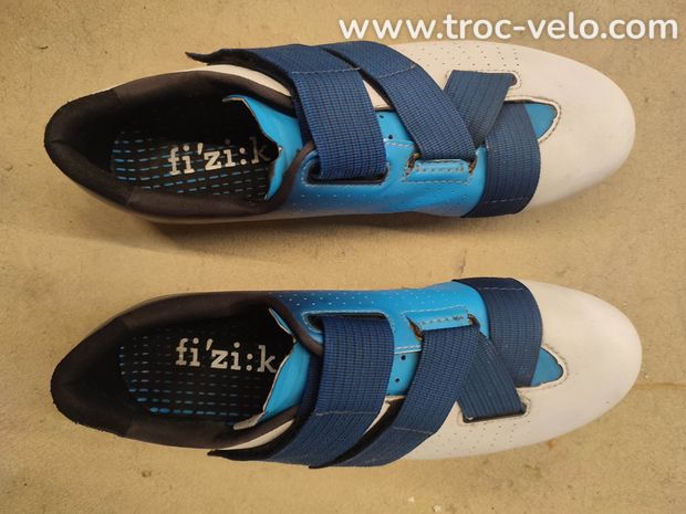 Chaussures FIZIK Tempo R1 Powerstrap Movistar 42.5 - 2