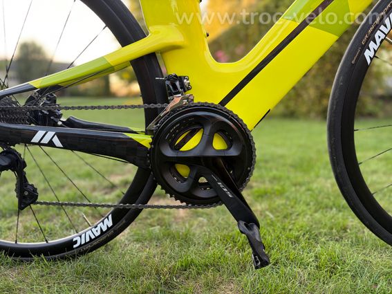 Vélo tri Felt IA Adv 105 (2022) T54 carbone vert chartreuse - 7