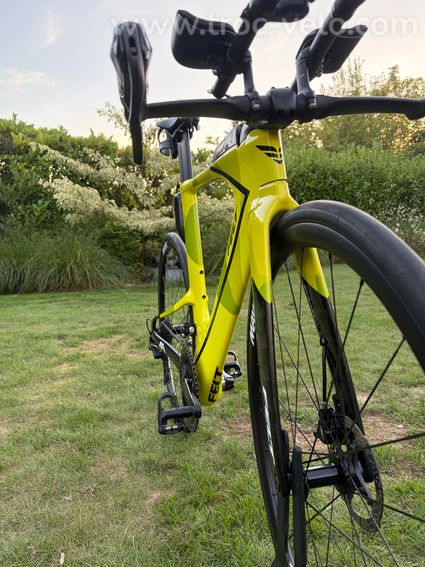 Vélo tri Felt IA Adv 105 (2022) T54 carbone vert chartreuse - 11