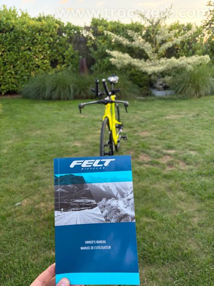 Vélo tri Felt IA Adv 105 (2022) T54 carbone vert chartreuse - 14
