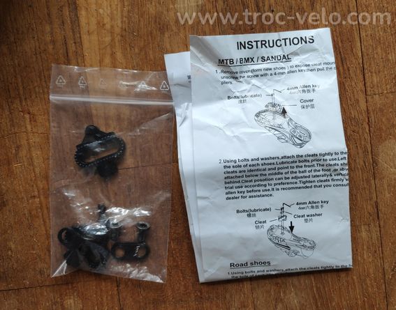 Chaussures de vélo VTT pour pédales automatiques T39 - 4