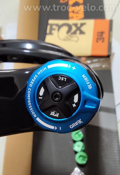 Fourche FOX 34 FLOAT 29 / 27.5+ 130mm Grip X HSC LSC LSR Noir Kashima - 4