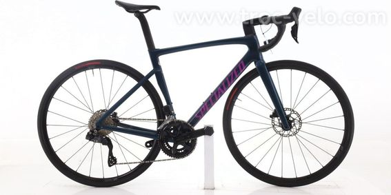 Produit Reconditionne Specialized Tarmac Sl7 Di2 12v Bleu Velo De Route Tres Bon Etat