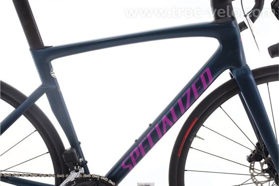Produit Reconditionne Specialized Tarmac Sl7 Di2 12v Bleu Velo De Route Tres Bon Etat - 2