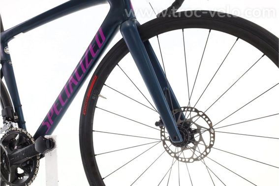 Produit Reconditionne Specialized Tarmac Sl7 Di2 12v Bleu Velo De Route Tres Bon Etat - 5