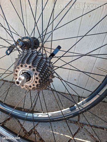 Paire roues route Shimano avec cassette WH-RS100 700 – 10v 16/27 – école de vélo - 3