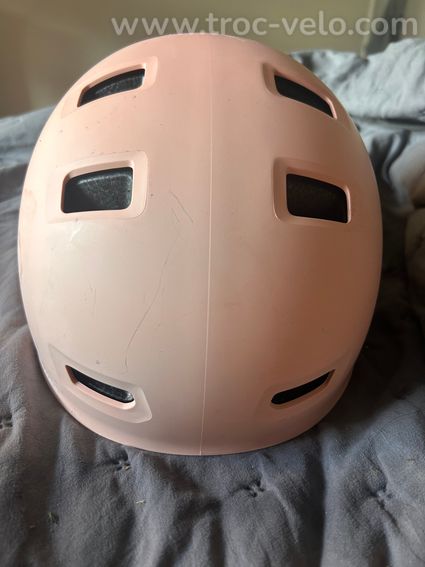 Vélo décatlhon ville avec casque cadena et lumière - 7