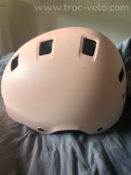 Vélo décatlhon ville avec casque cadena et lumière - 8