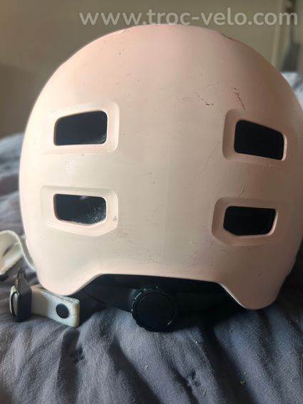 Vélo décatlhon ville avec casque cadena et lumière - 9