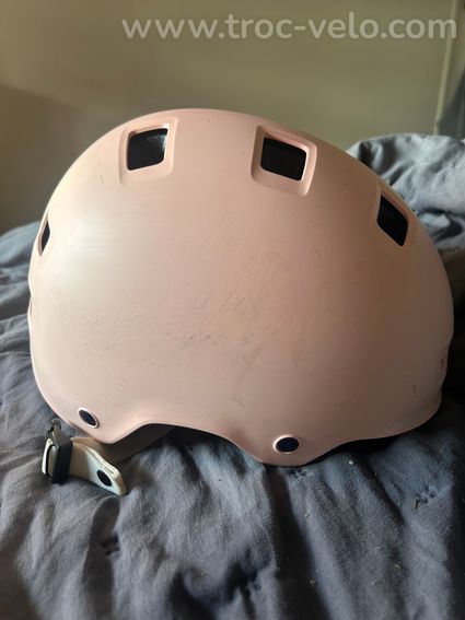 Vélo décatlhon ville avec casque cadena et lumière - 10