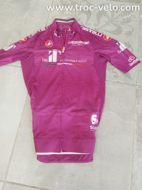 Vraie maillot  RACE 6.1 CASTELLI GIRO D'ITALIA 2022 taille S état neuf - 1