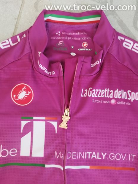 Vraie maillot  RACE 6.1 CASTELLI GIRO D'ITALIA 2022 taille S état neuf - 2