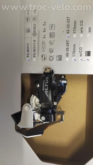 derailleur av 2x8 shimano