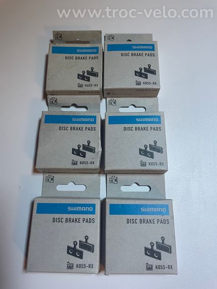 lot de 6 plaquettes de freins Shimano K05S-RX