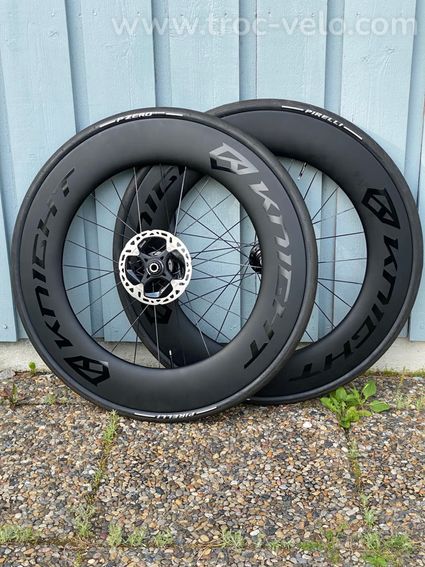 Roues carbone : KNIGHT 95 NEUVES - 5