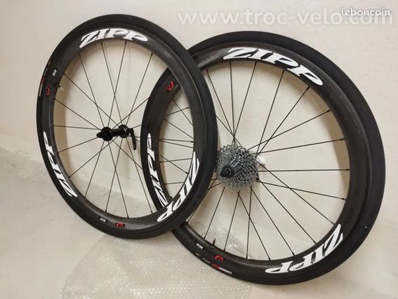 Roues carbone Zipp 303 firecrest à pneus, vélo route course - 2