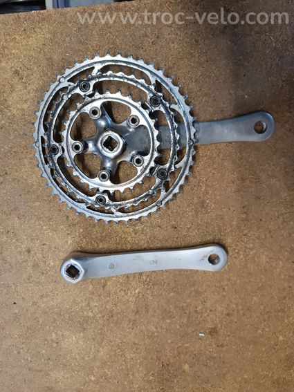 Pédalier Campagnolo Racing T Triple Plateau - 2