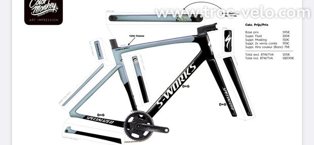 Vélo Tarmac SL7 S-WORKS personalisé - 6