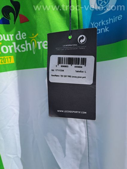 Maillot velo tour yorkshire - 4