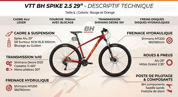 VTT SPIKE 2.5 L 29’ NEUF - 2