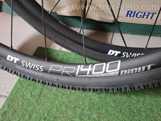 Roues DT PR1400 25 alu moyeux Dicut - 3