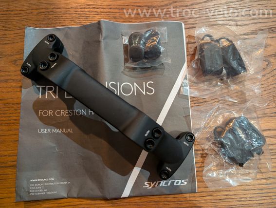 Syncros Support pour Prolongateur Guidon - EXT-R-100-AL Clip On - 2