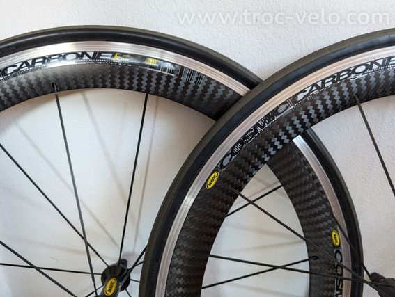 Paire de Roue Mavic Cosmic Carbone SL - 9/10/11 V - 2
