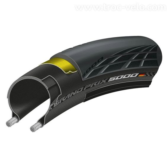 1 Pneu route CONTINENTAL GP5000 650x25B. Tube Type - 3