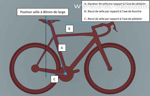 Outil de mesure hauteur et profondeur de selle de vélo - 6