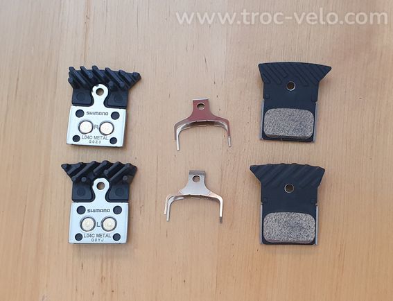 pack Plaquettes Shimano L04C métal