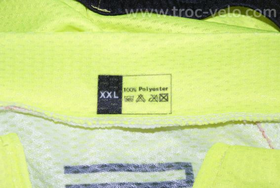 Maillot vélo manches longues - marque "NORTHWAVE" - XXL - jaune fluo - 3