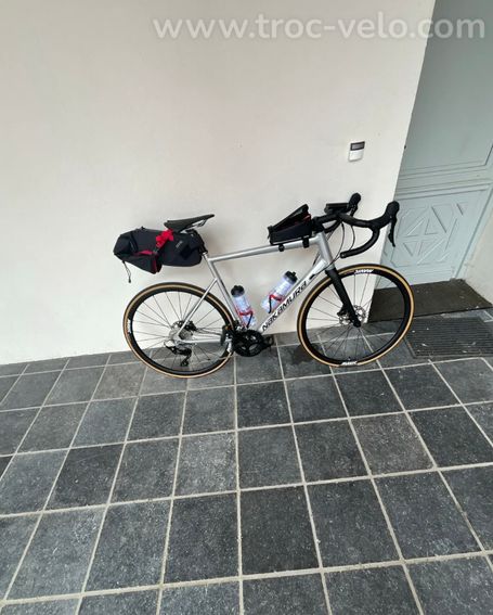 Nakamura Century 350 Route Gris — Taille XL — Shimano 105 2x12v / Mavic Ksyrium 30 - 2
