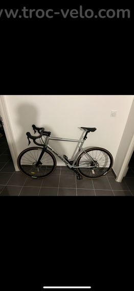 Nakamura Century 350 Route Gris — Taille XL — Shimano 105 2x12v / Mavic Ksyrium 30 - 4