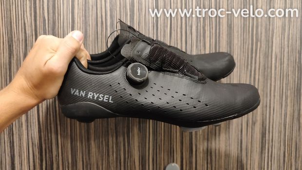 Chaussures vélo route Van Rysel NCR noires T44 - 4