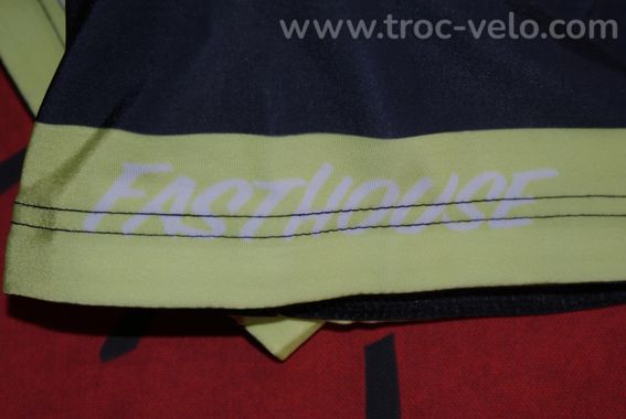 Cuissard vélo homme - sans marque - noir/jaune - taille 2xl - 3
