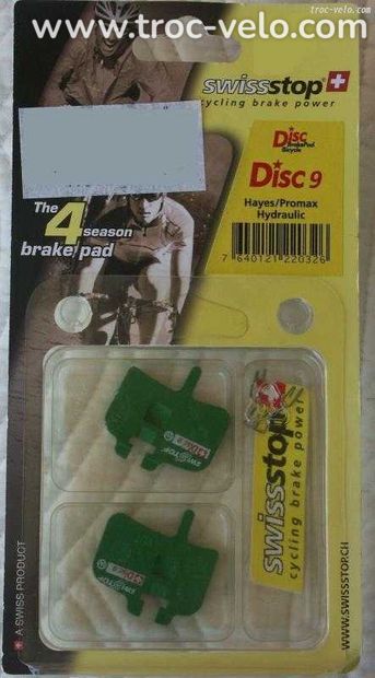 Plaquettes vtt swissstop disc 9 hayes/promax neuves ! - 1