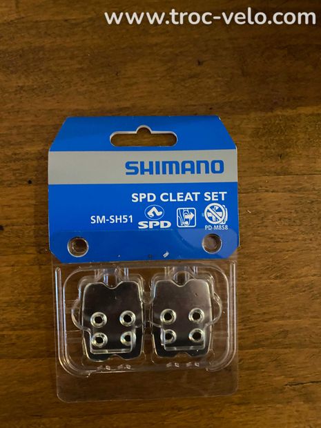 plaques interne chaussures shimano - 1