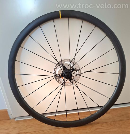roue avant neuve carbone a disque - 2