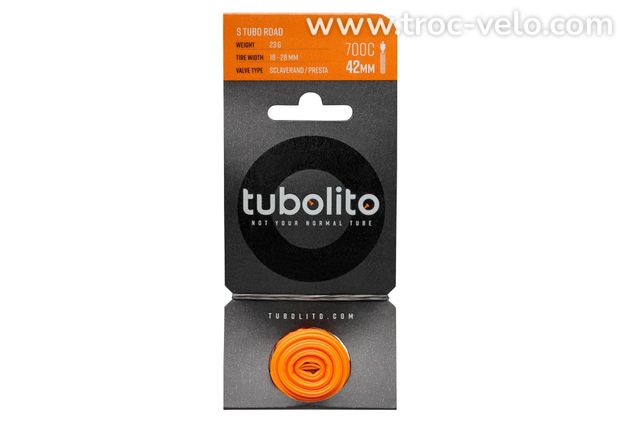 Chambre à Air Allégée Tubolito S Tubo Road 700c Presta 42 mm - 1