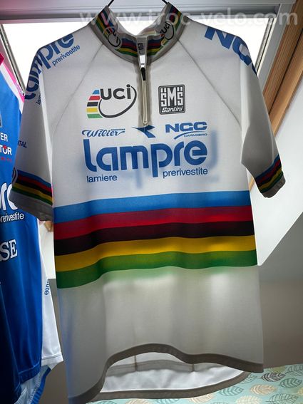 Maillot santini lampré réplica champion du monde - 2