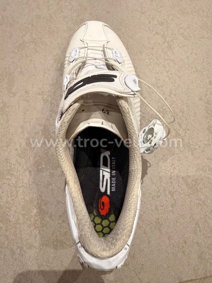 Chaussures Bébé Fille - Souple - Cuir - Blanc - Cérémonie - Pointure 16