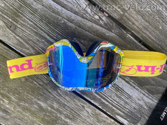 Masque VTT  Pullin Kenny  Avec masque iridium bleu  - 4