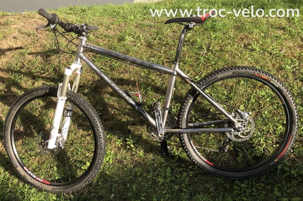 VTT TITUS FCR Exogrid Mountain, 26" (2006), Titane/carbone - 1