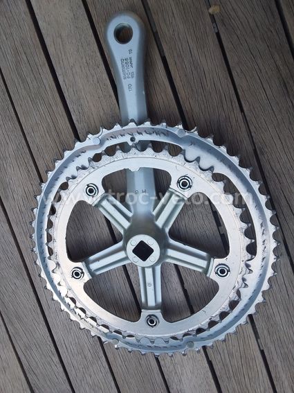 Miche Unisexe - Adulte Sei Giorni BCD 144 Pédalier Noir Taille Unique