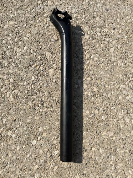 Tige de selle vélo route gravel VTT carbone no name 31.6 x 350 - 2
