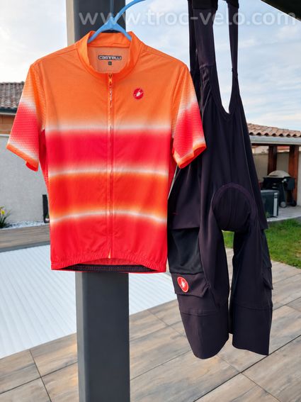 Ensemble cuissard taille M+ maillot castelli femme taille L neuf - 2