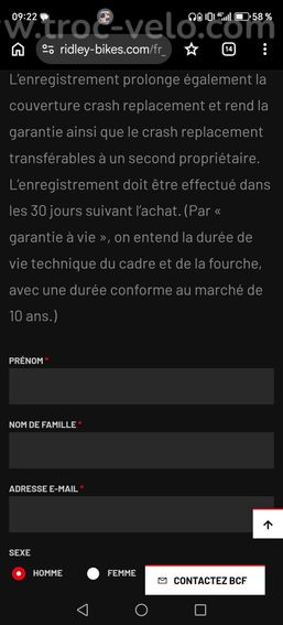 Vélo de route Ridley Falcn Taille L/56 (@2025) - 5